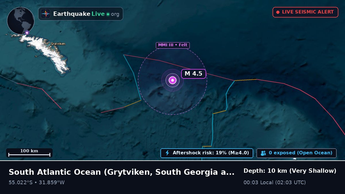 South Atlantic Ocean (South Georgia and the Islands)