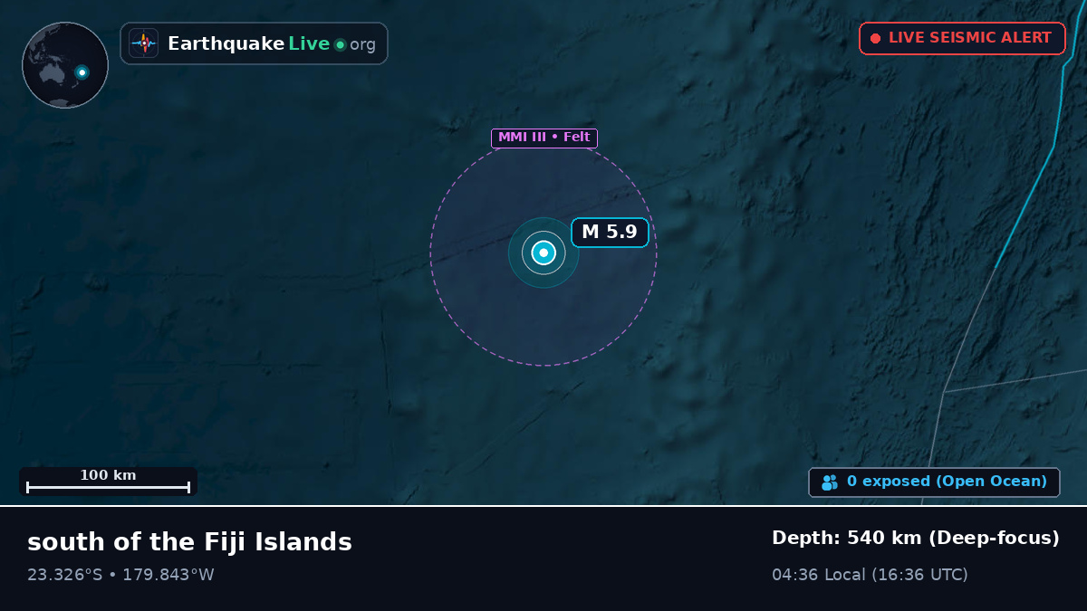 South Pacific Ocean (Tonga)