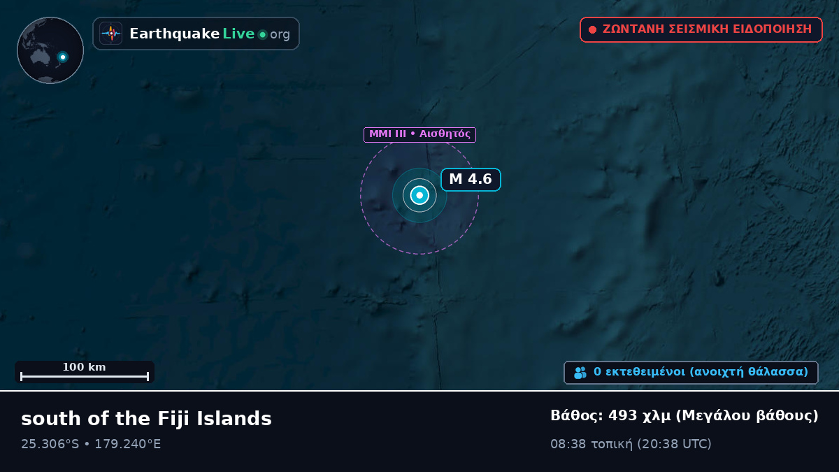 Νότιος Ειρηνικός Ωκεανός (Kermadec Islands)