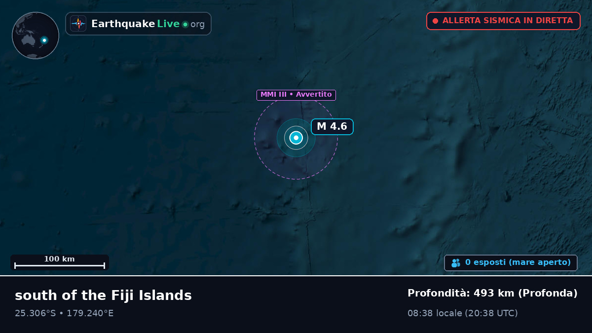 Oceano Pacifico meridionale (Kermadec Islands)