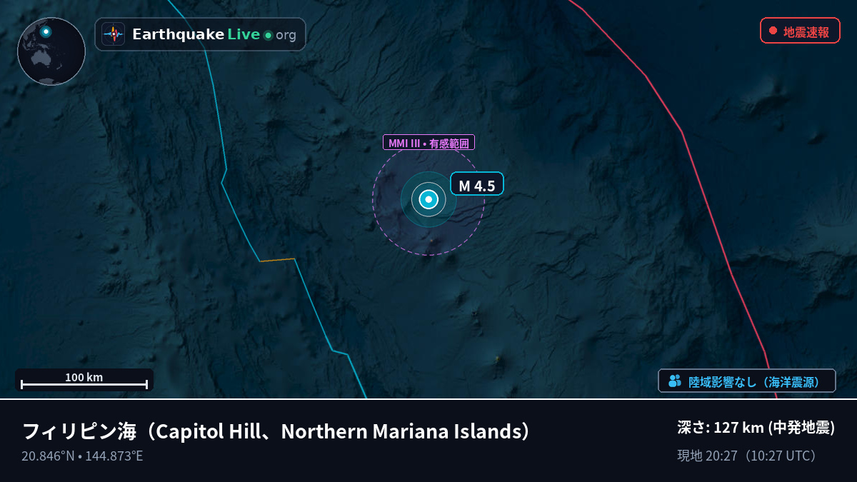 フィリピン海 (Northern Mariana Islands)