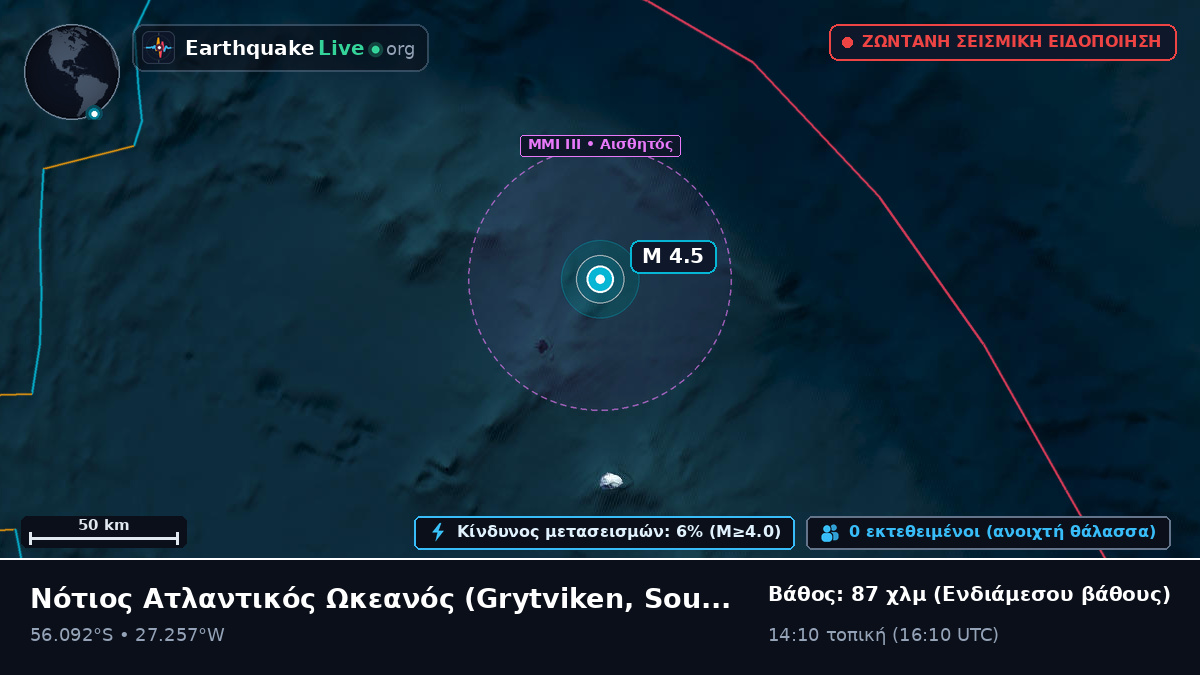 Νότιος Ατλαντικός Ωκεανός (South Georgia and the Islands)