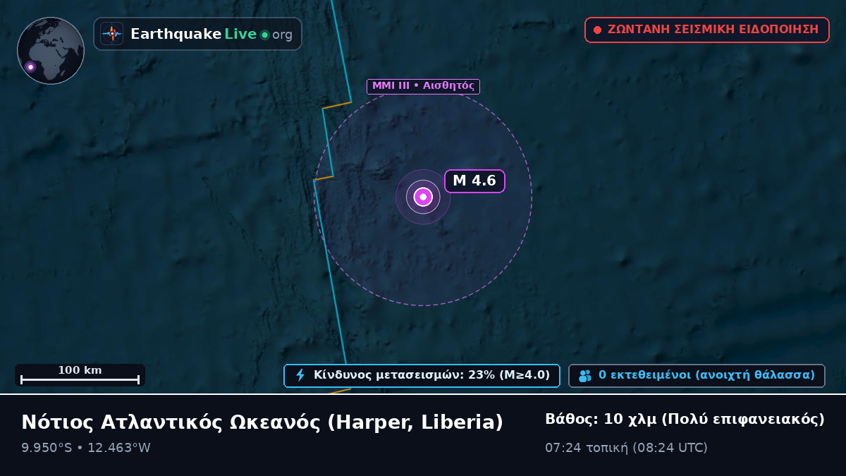 Νότιος Ατλαντικός Ωκεανός (Liberia)