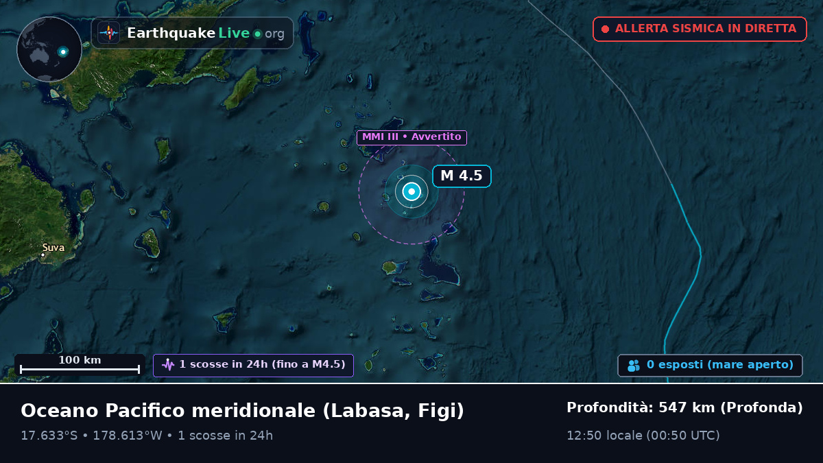 Oceano Pacifico meridionale (Figi)