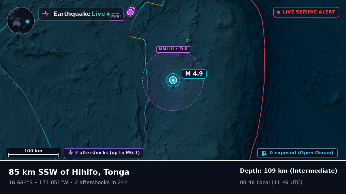Off the coast of Neiafu, Tonga