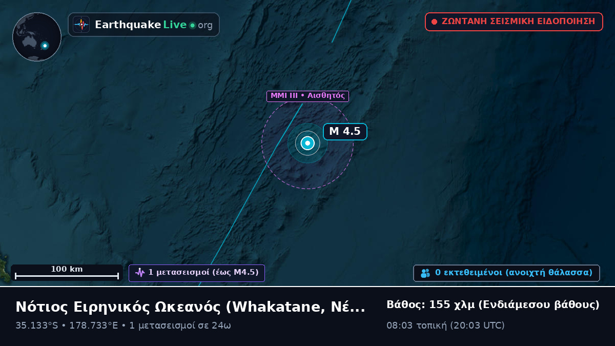 Νότιος Ειρηνικός Ωκεανός (Νέα Ζηλανδία)