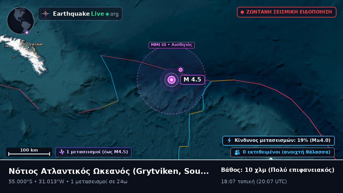 Νότιος Ατλαντικός Ωκεανός (South Georgia and the Islands)