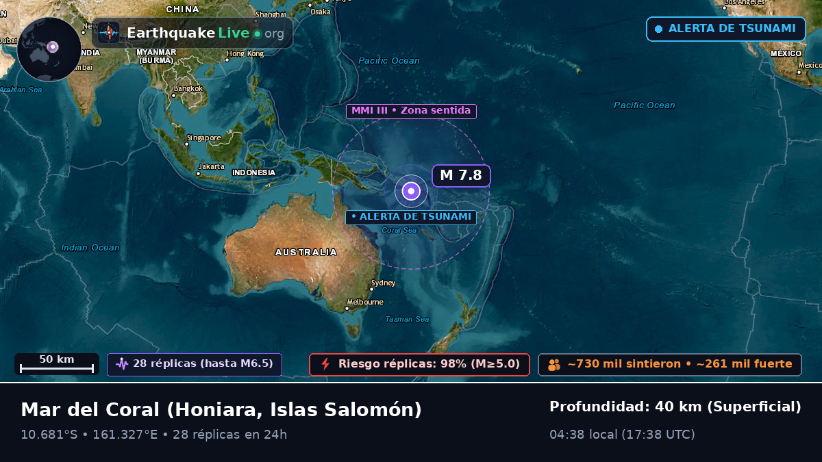 Mar del Coral (Islas Salomón)