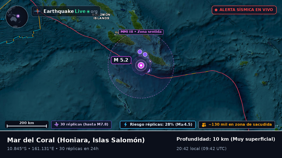 Mar del Coral (Islas Salomón)