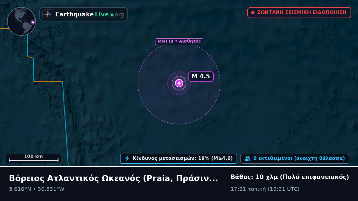 Βόρειος Ατλαντικός Ωκεανός (Πράσινο Ακρωτήριο)