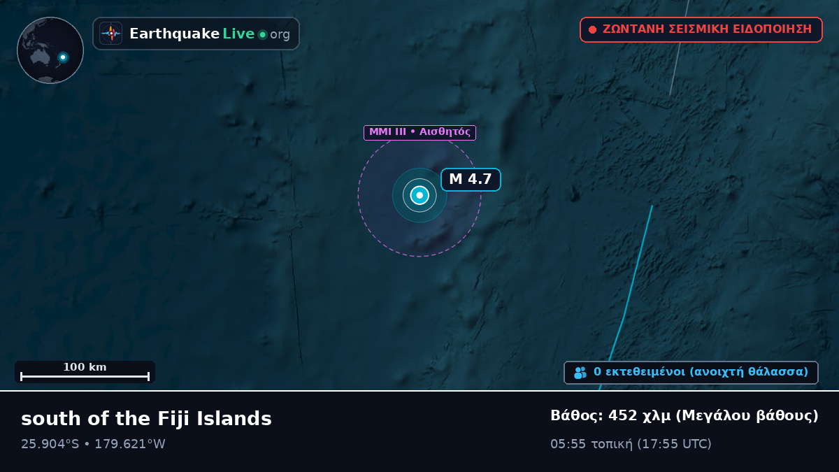 Νότιος Ειρηνικός Ωκεανός (Kermadec Islands)