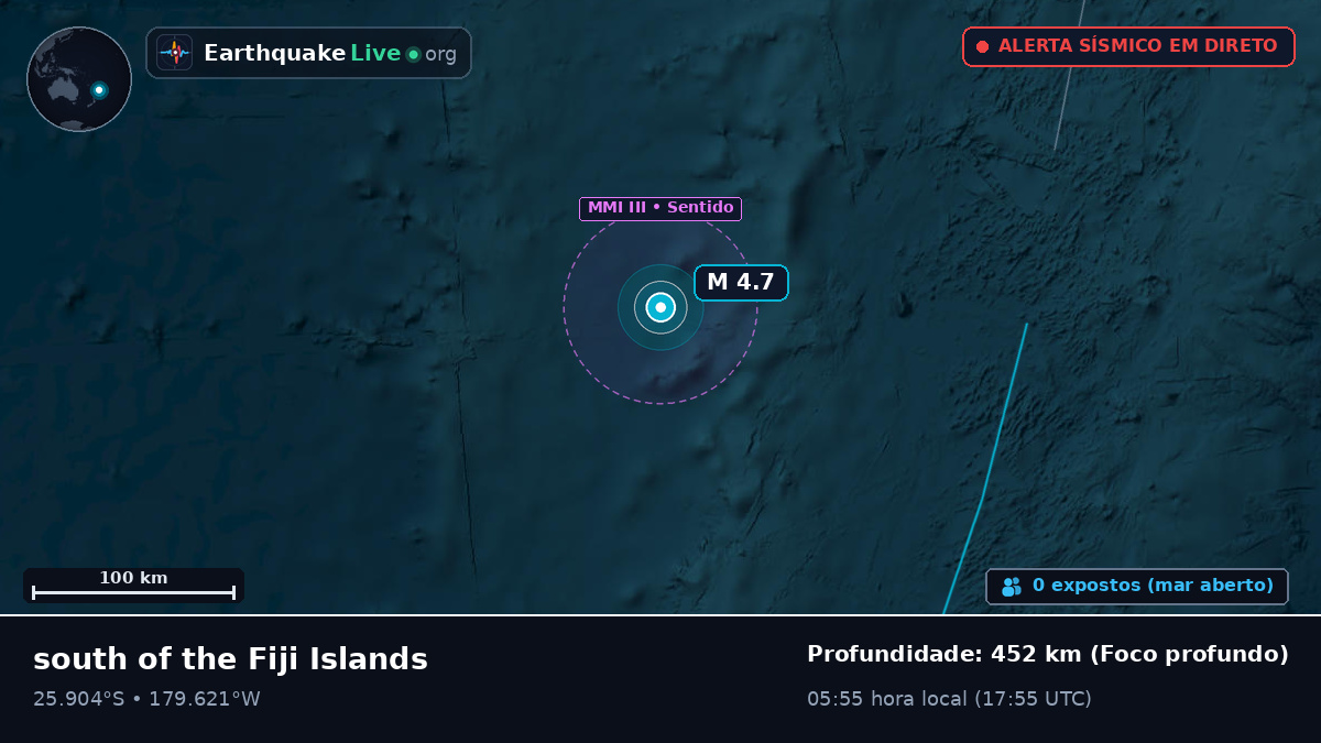 Oceano Pacífico Sul (Kermadec Islands)