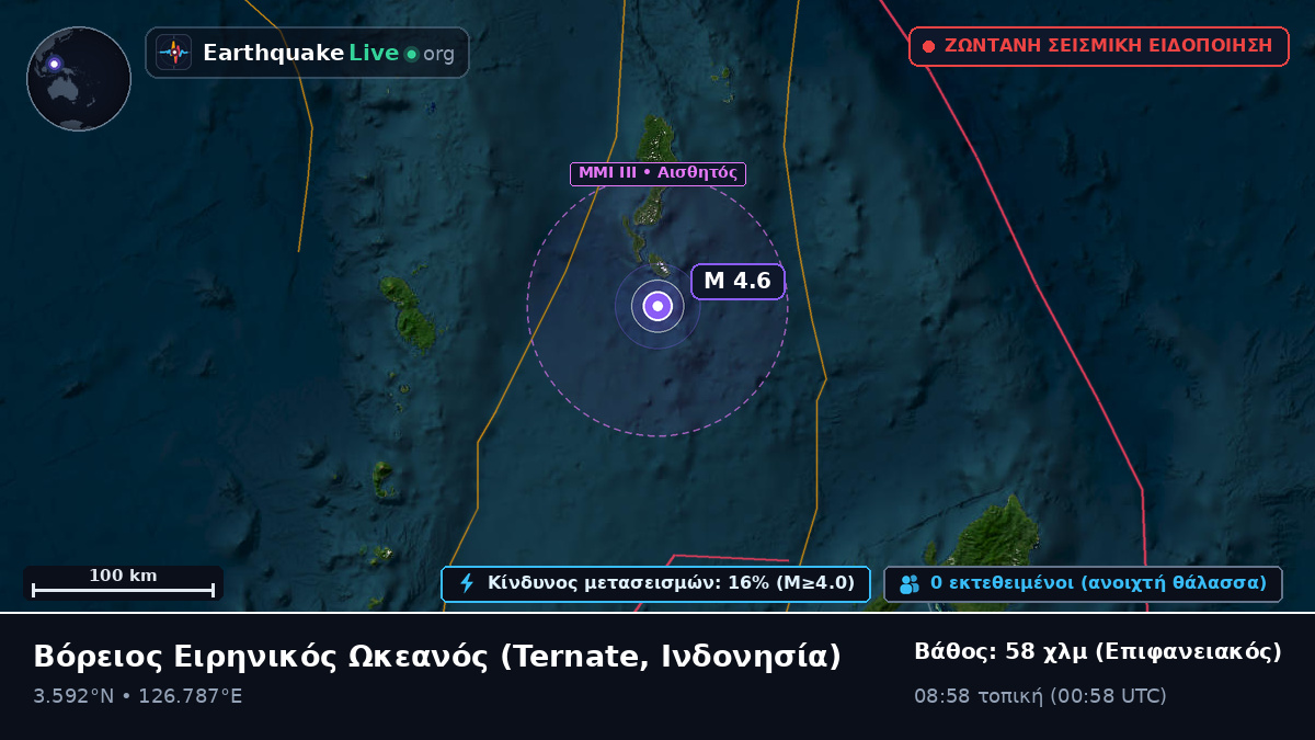 Βόρειος Ειρηνικός Ωκεανός (Ινδονησία)
