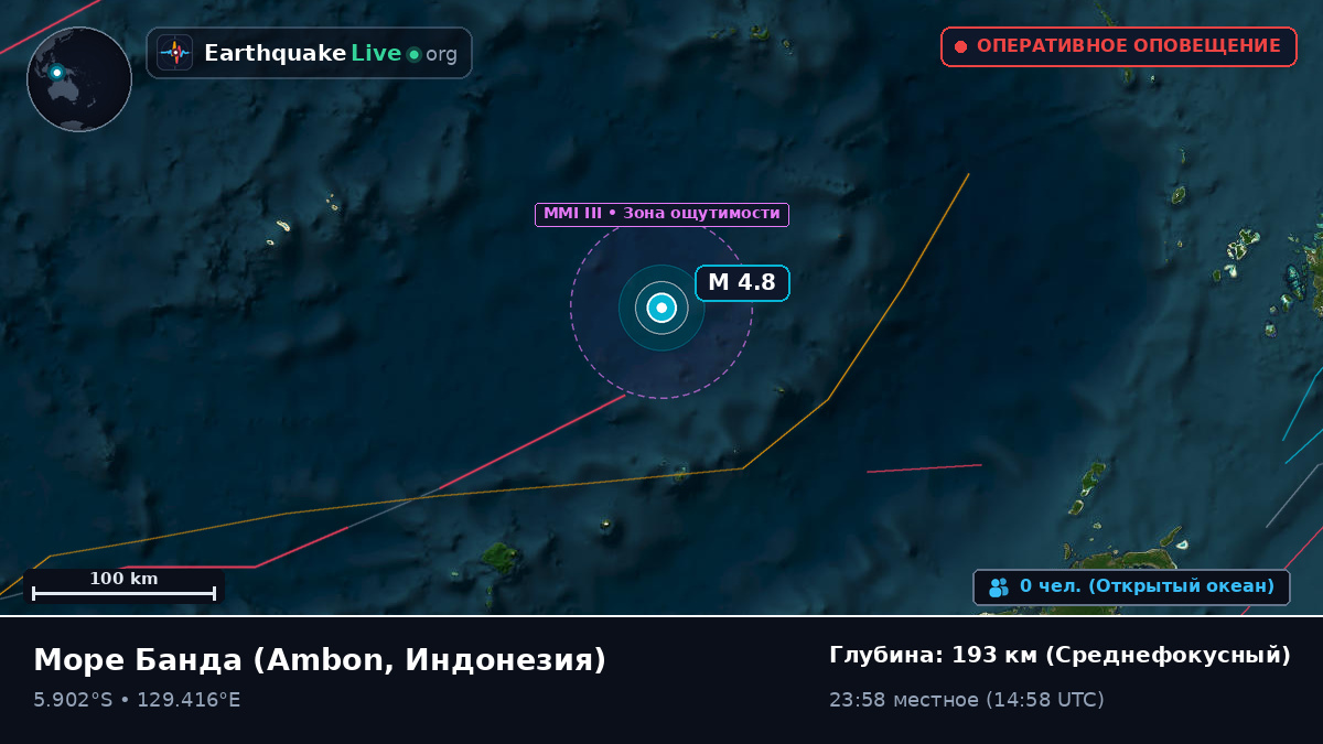 Море Банда (Индонезия)