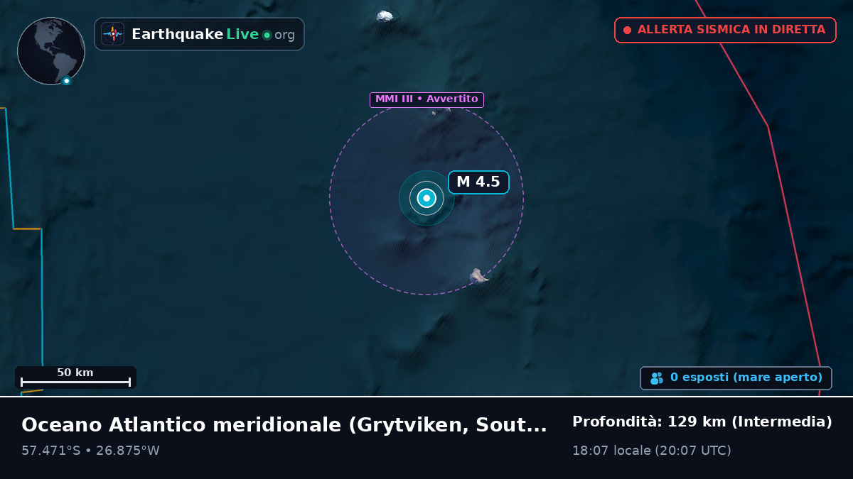Oceano Atlantico meridionale (South Georgia and the Islands)