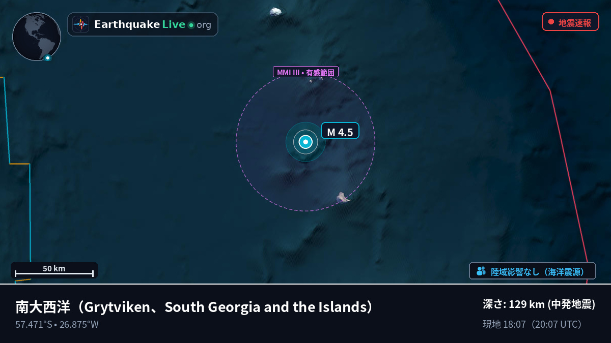 南大西洋 (South Georgia and the Islands)