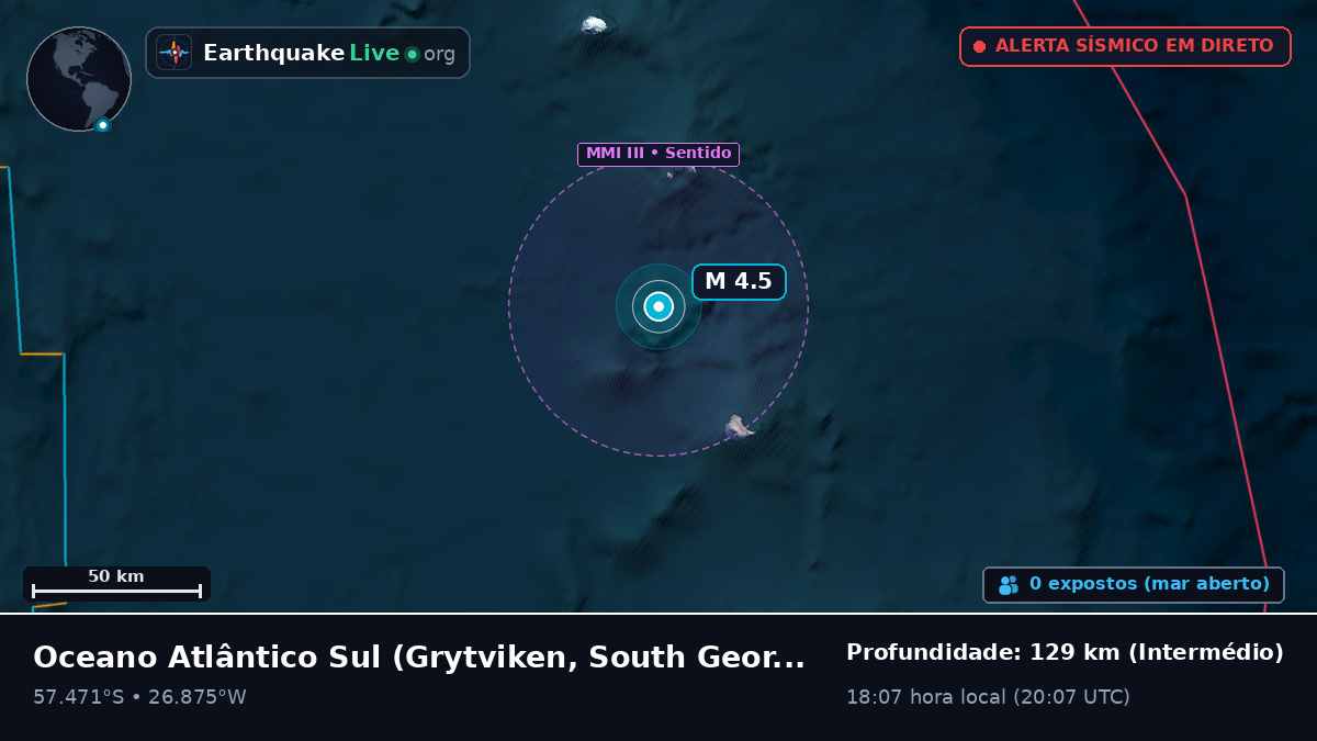 Oceano Atlântico Sul (South Georgia and the Islands)