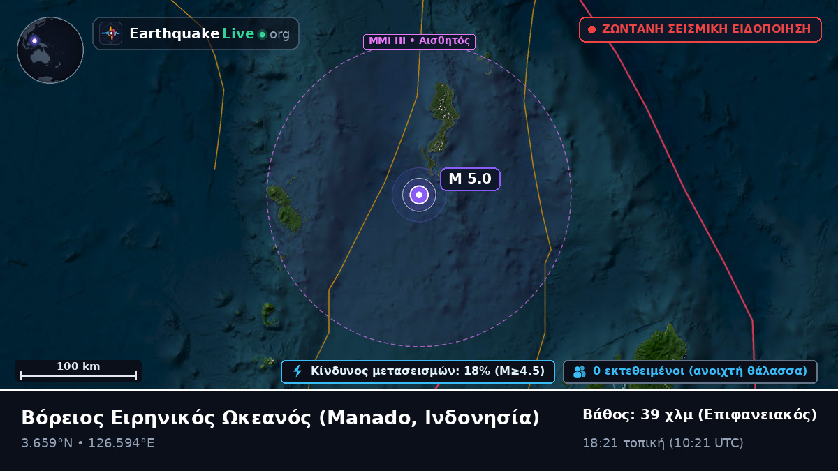 Βόρειος Ειρηνικός Ωκεανός (Ινδονησία)
