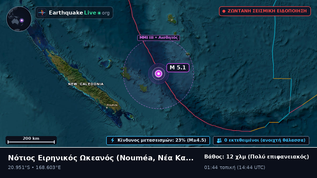 Νότιος Ειρηνικός Ωκεανός (Νέα Καληδονία)