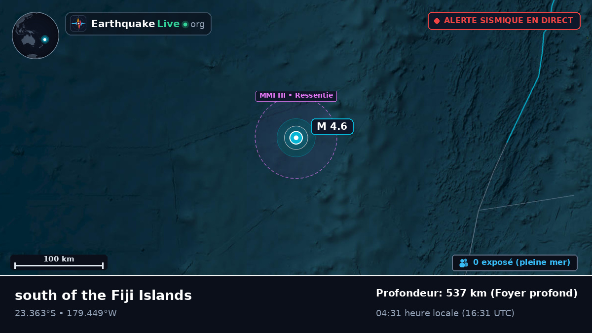Océan Pacifique Sud (Tonga)