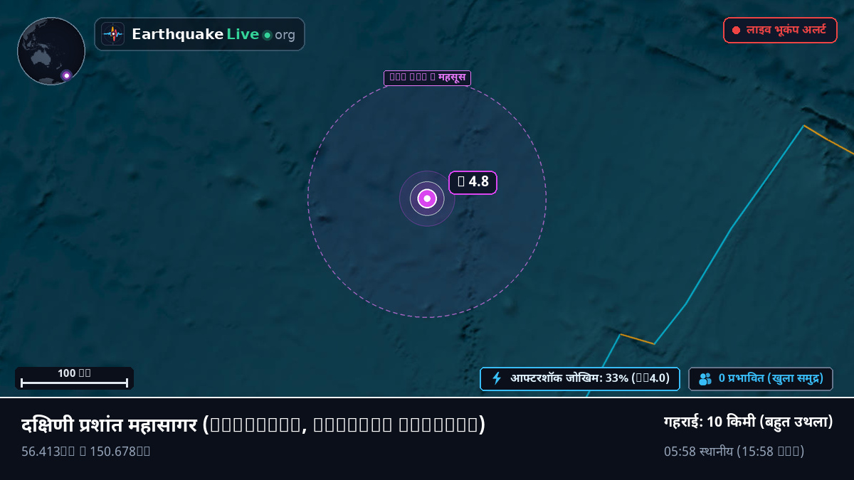 दक्षिणी प्रशांत महासागर (Chatham Islands)