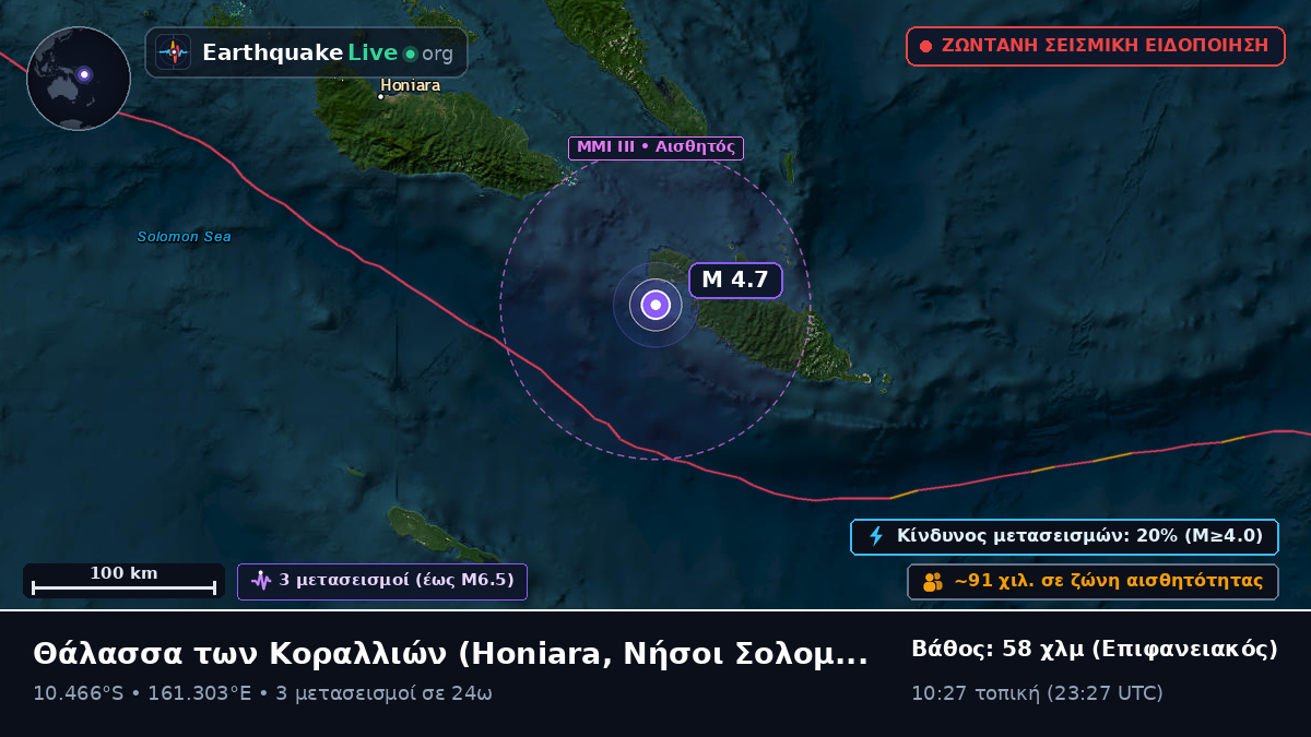 Θάλασσα των Κοραλλιών (Νήσοι Σολομώντα)