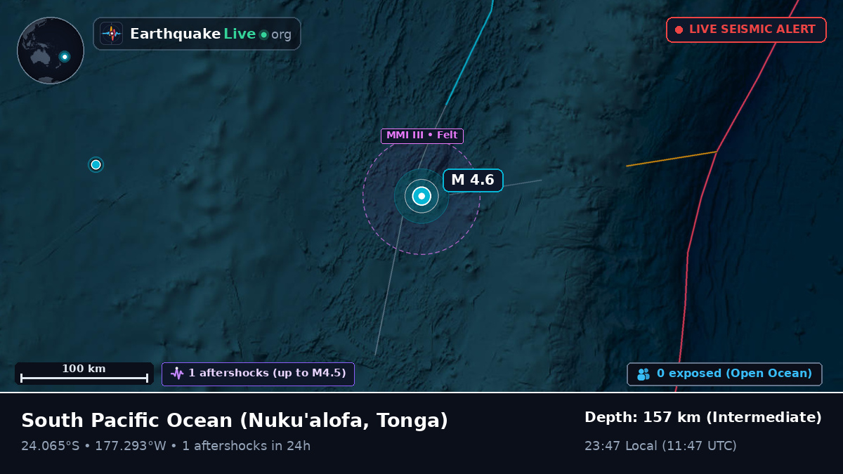 South Pacific Ocean (Tonga)