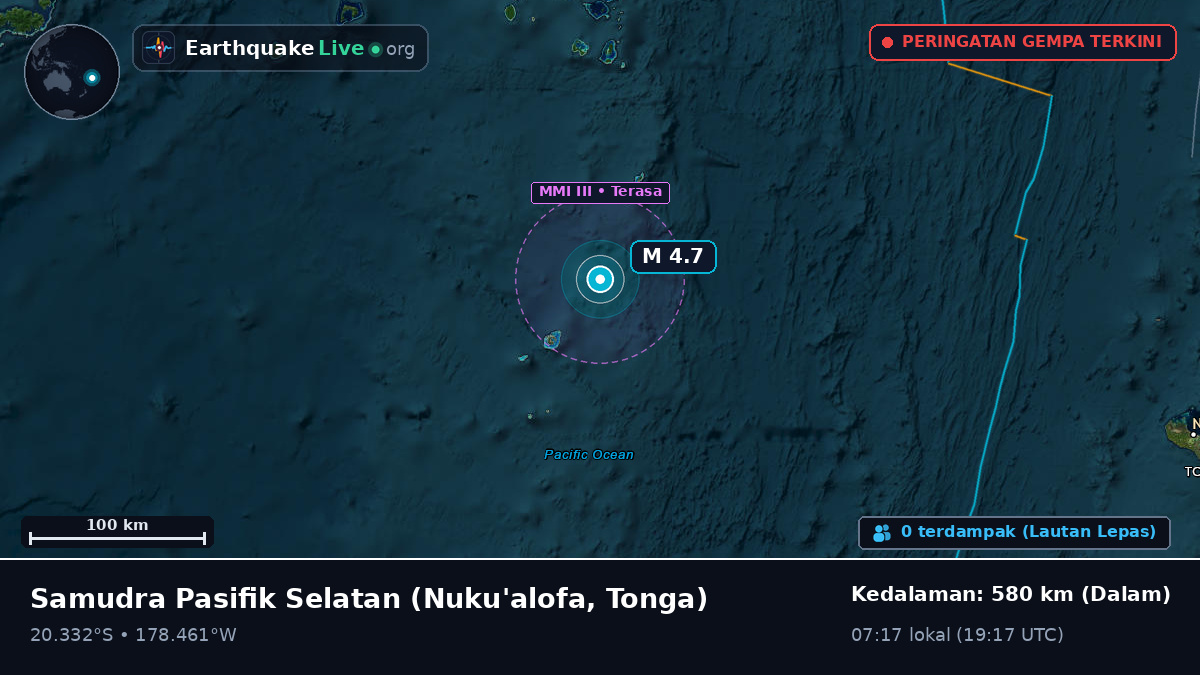 Samudra Pasifik Selatan (Tonga)