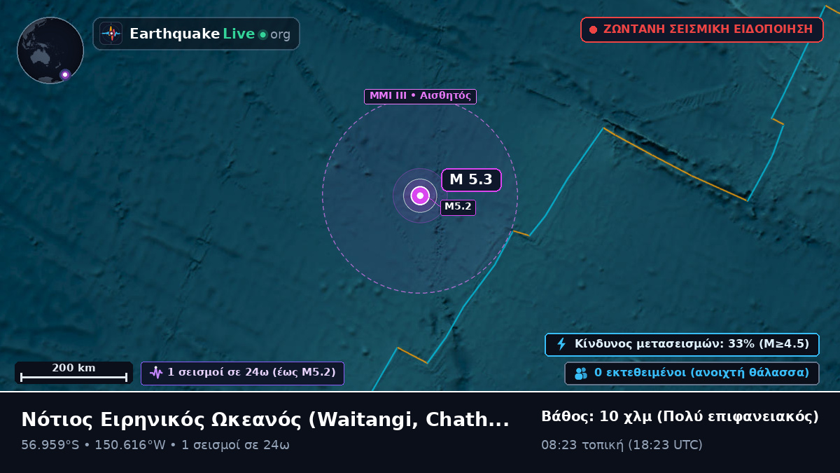 Νότιος Ειρηνικός Ωκεανός (Chatham Islands)