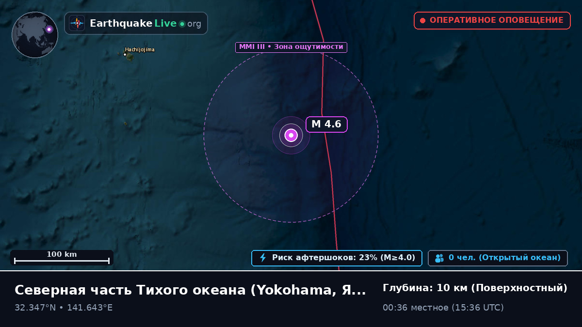 Северная часть Тихого океана (Япония)