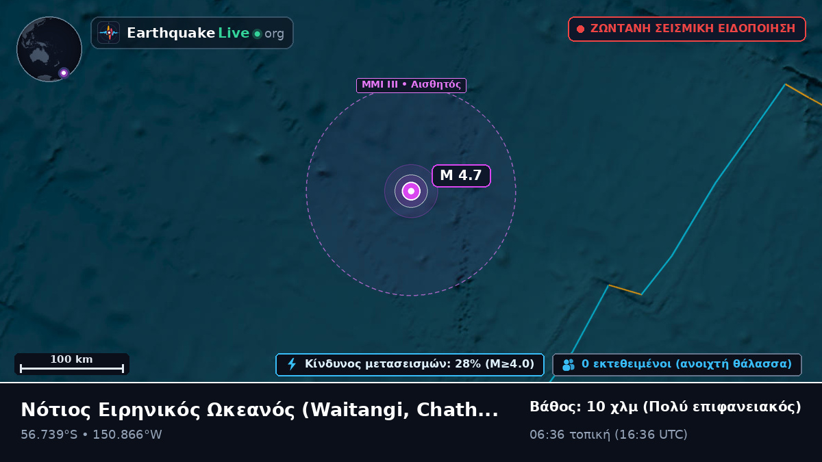 Νότιος Ειρηνικός Ωκεανός (Chatham Islands)