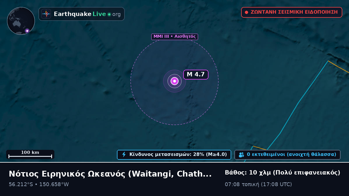 Νότιος Ειρηνικός Ωκεανός (Chatham Islands)