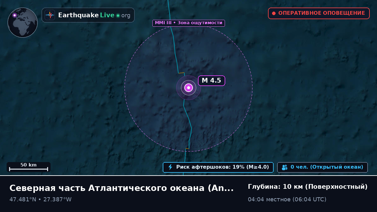 Северная часть Атлантического океана (Португалия)