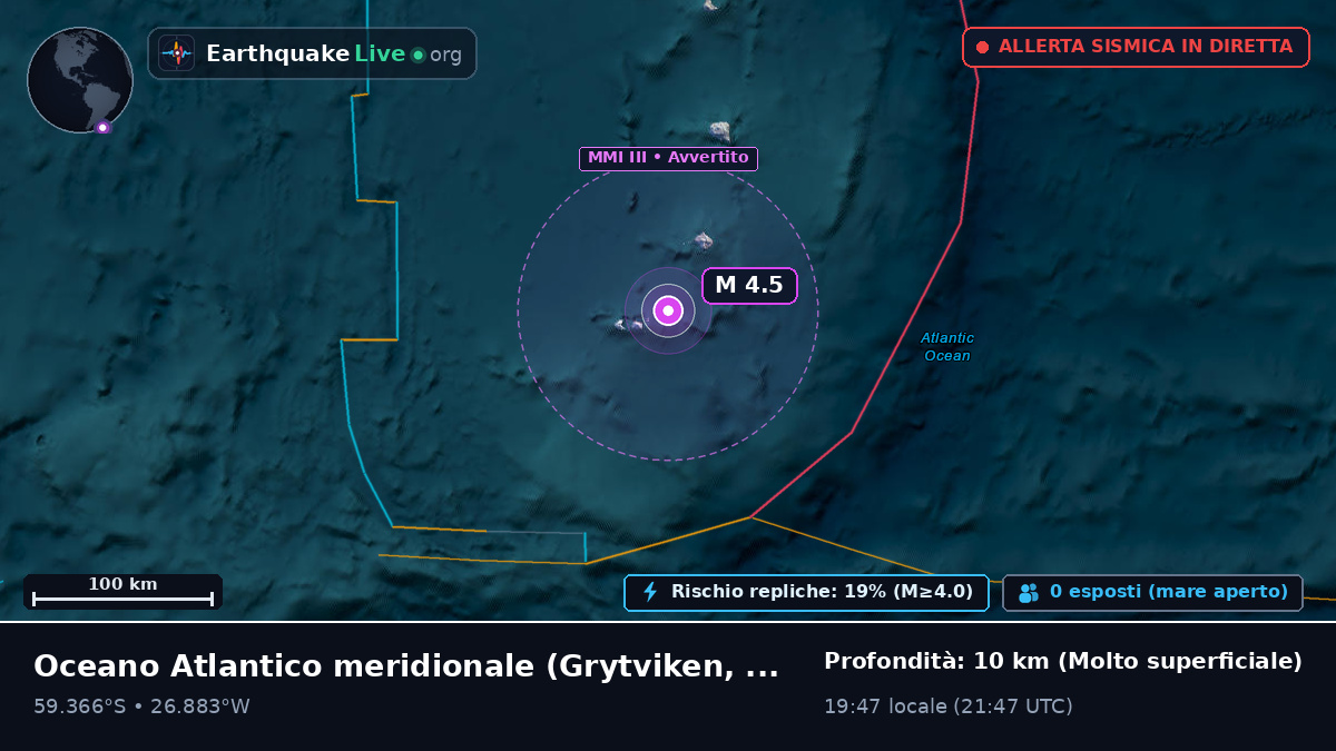 Oceano Atlantico meridionale (South Georgia and the Islands)