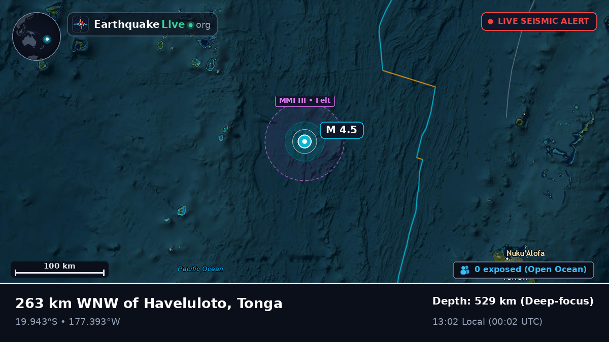 South Pacific Ocean (Tonga)