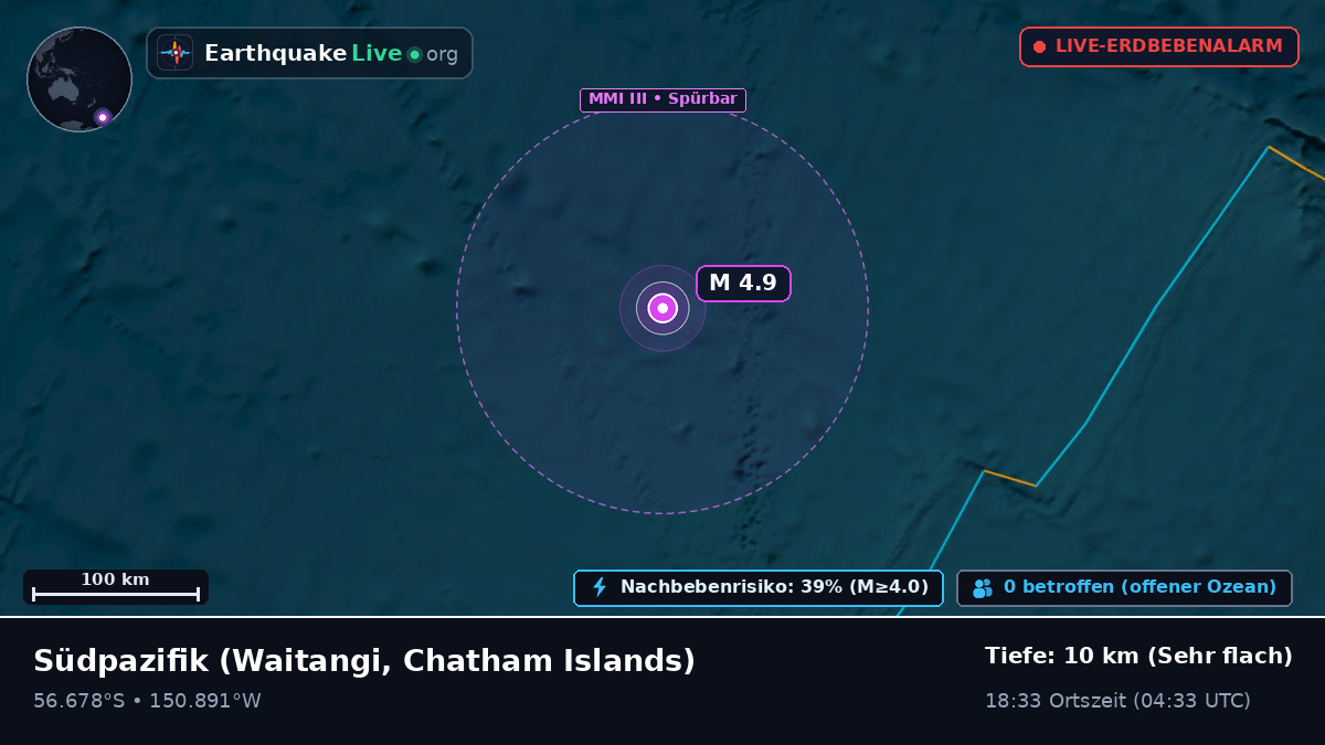 Südpazifik (Chatham Islands)