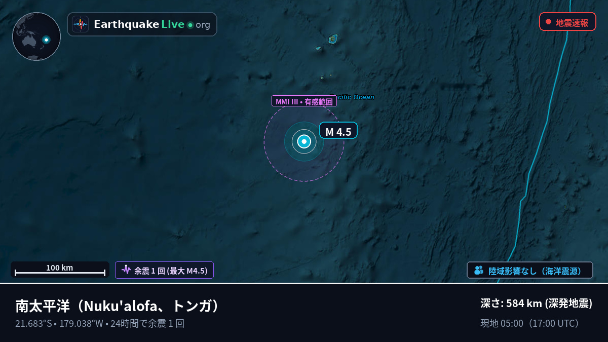 南太平洋 (トンガ)
