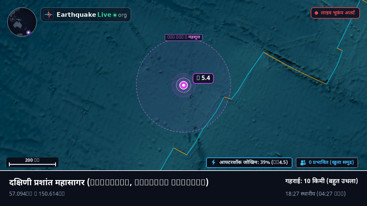 दक्षिणी प्रशांत महासागर (Chatham Islands)