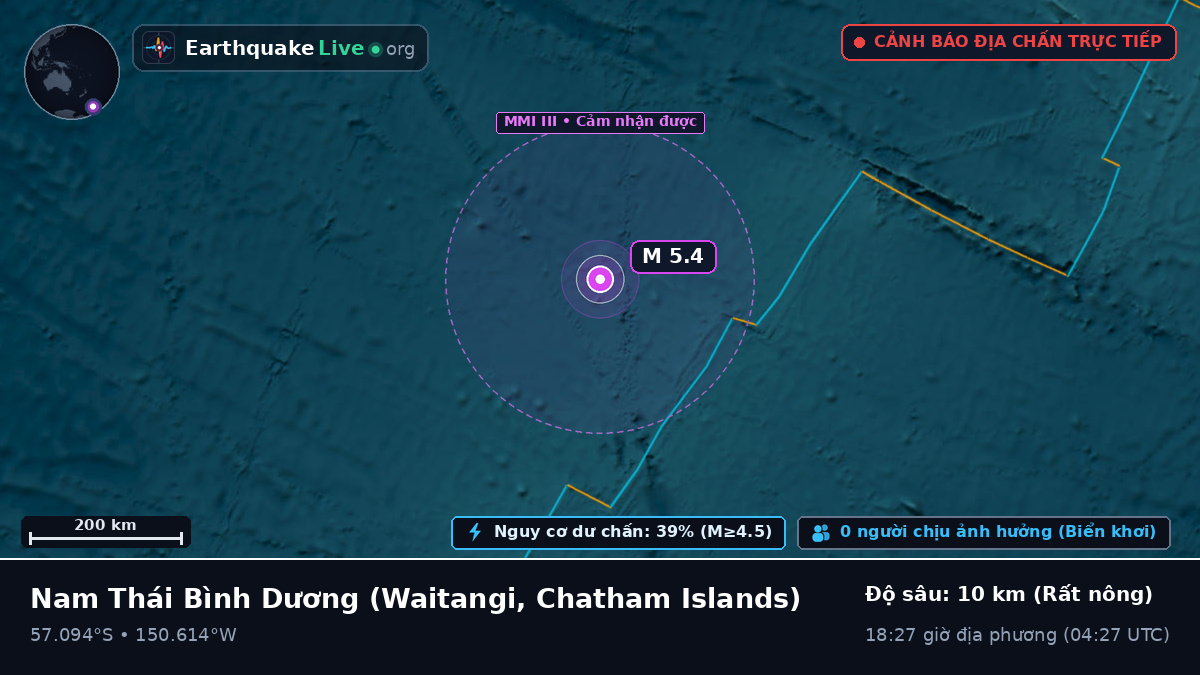 Nam Thái Bình Dương (Chatham Islands)