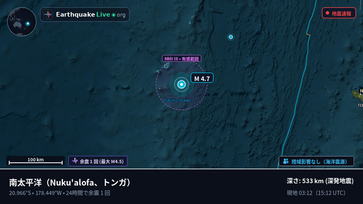 南太平洋 (トンガ)