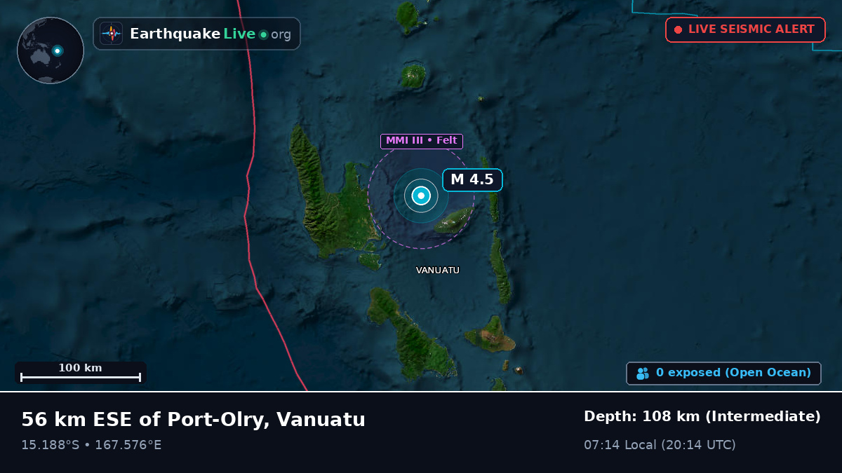 Off the coast of Luganville, Vanuatu