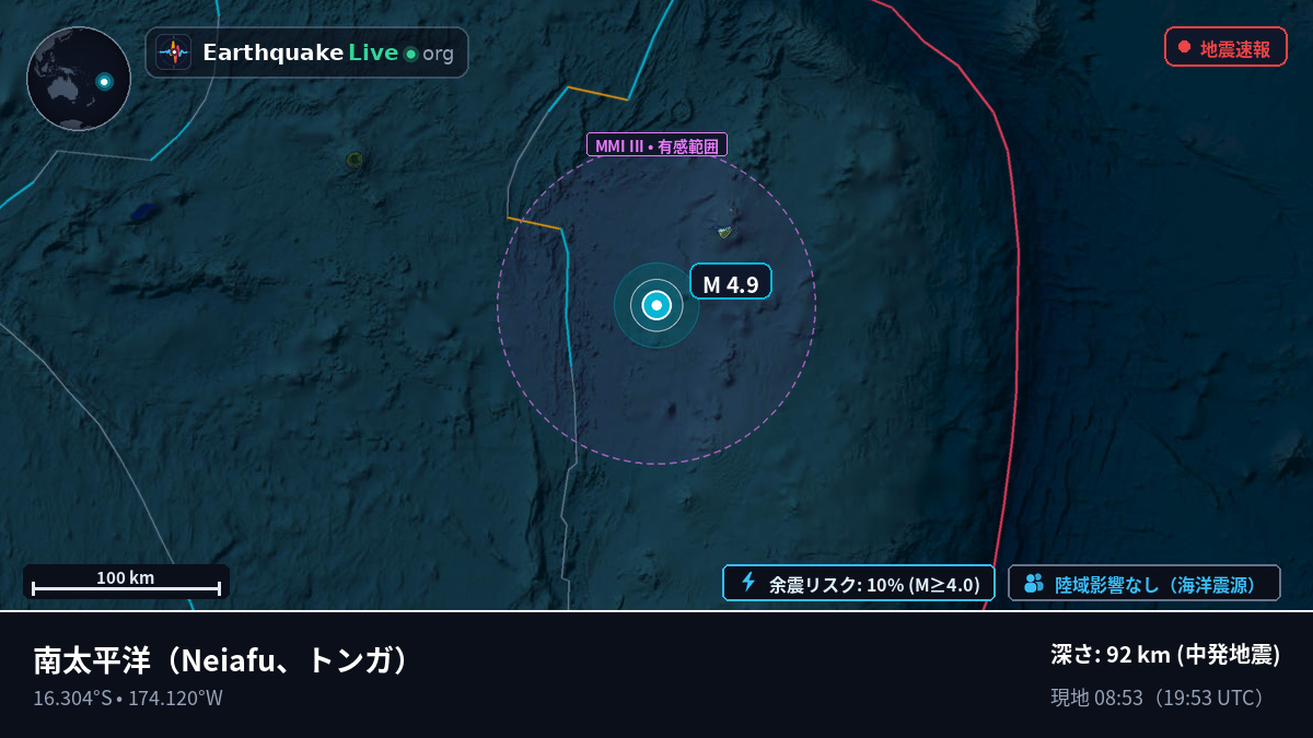 南太平洋 (トンガ)