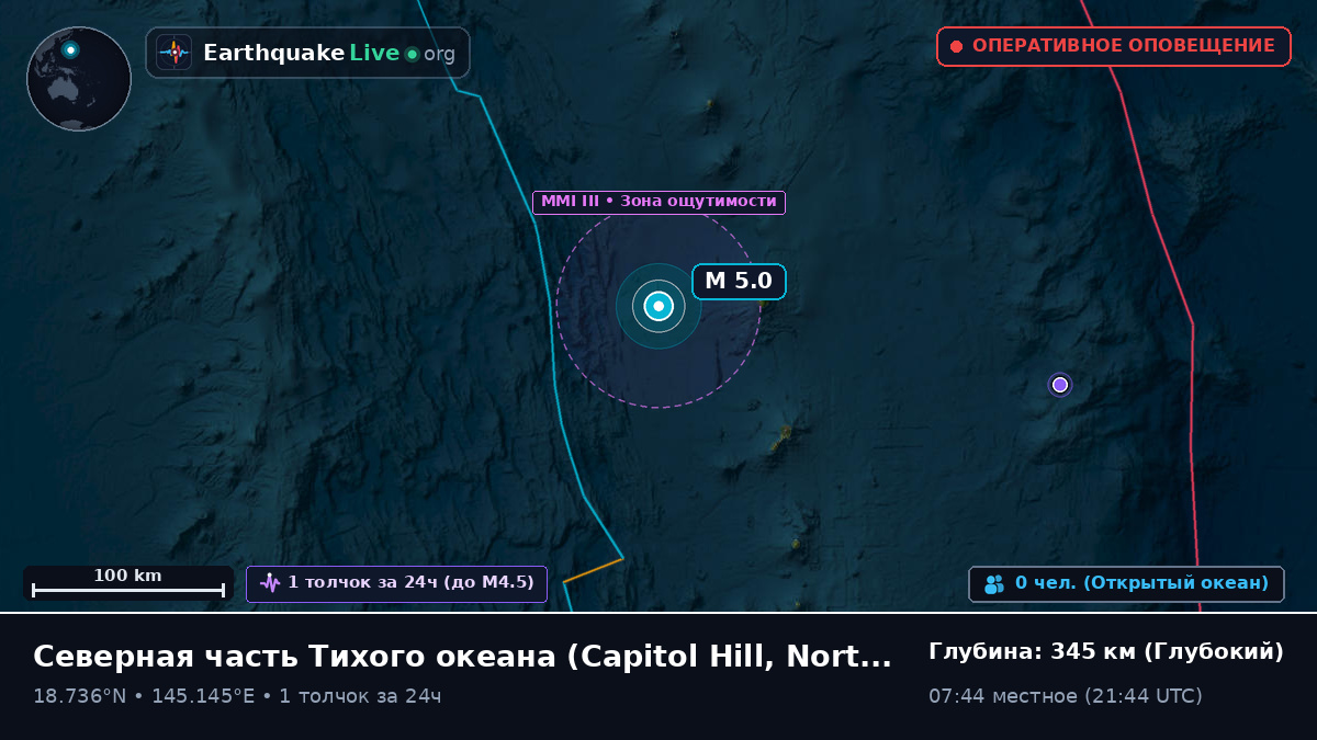 Северная часть Тихого океана (Northern Mariana Islands)