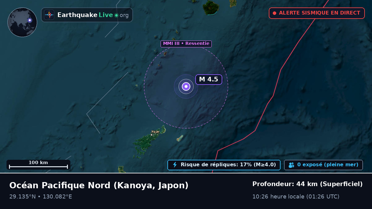 Océan Pacifique Nord (Japon)