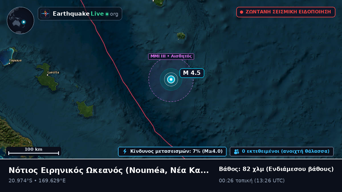 Νότιος Ειρηνικός Ωκεανός (Νέα Καληδονία)