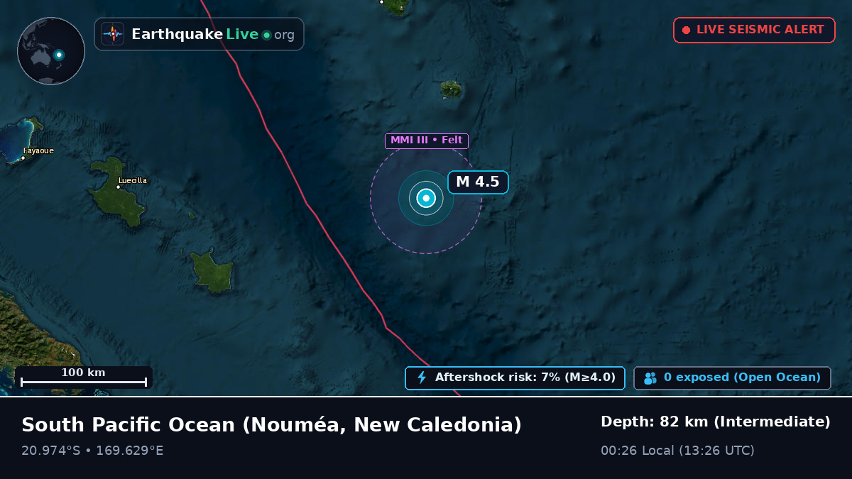 South Pacific Ocean (New Caledonia)