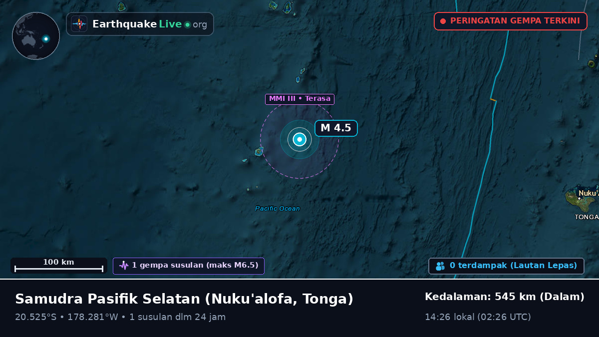 Samudra Pasifik Selatan (Tonga)