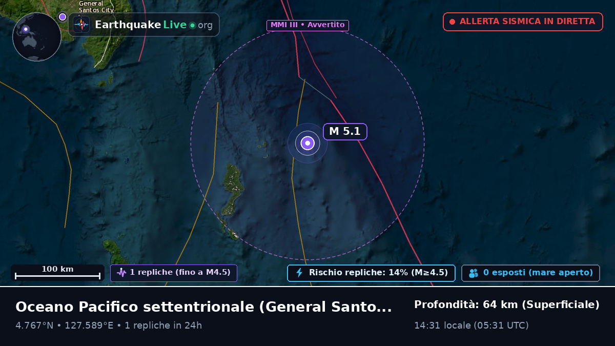 Oceano Pacifico settentrionale (Filippine)