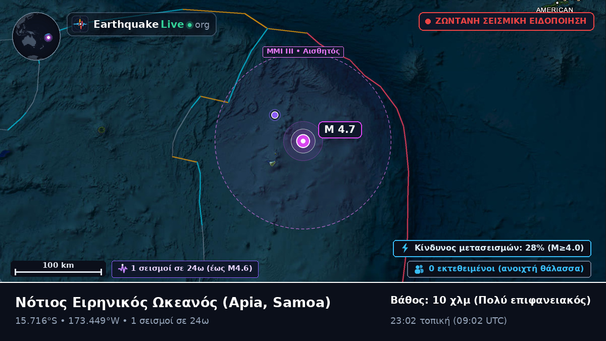 Νότιος Ειρηνικός Ωκεανός (Samoa)
