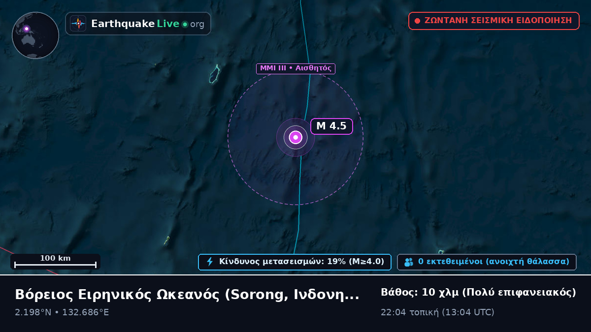 Βόρειος Ειρηνικός Ωκεανός (Ινδονησία)